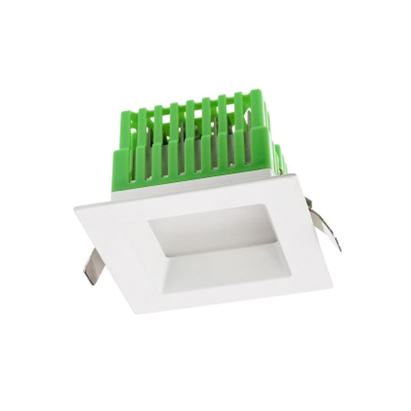Spotlight recessed LED Redo 12W 4000K 90° IP44 square shape EVS01NW