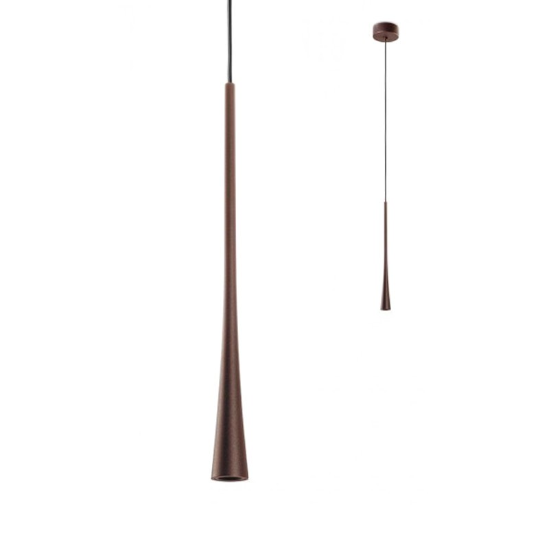 Suspension Redo ITO 7W LED 3000K 18° 40cm Coffee matt 01-1754