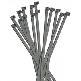 Fascette di cablaggio Elematic Plastica 250x4,8mm 100 pezzi Nere 5316/CE