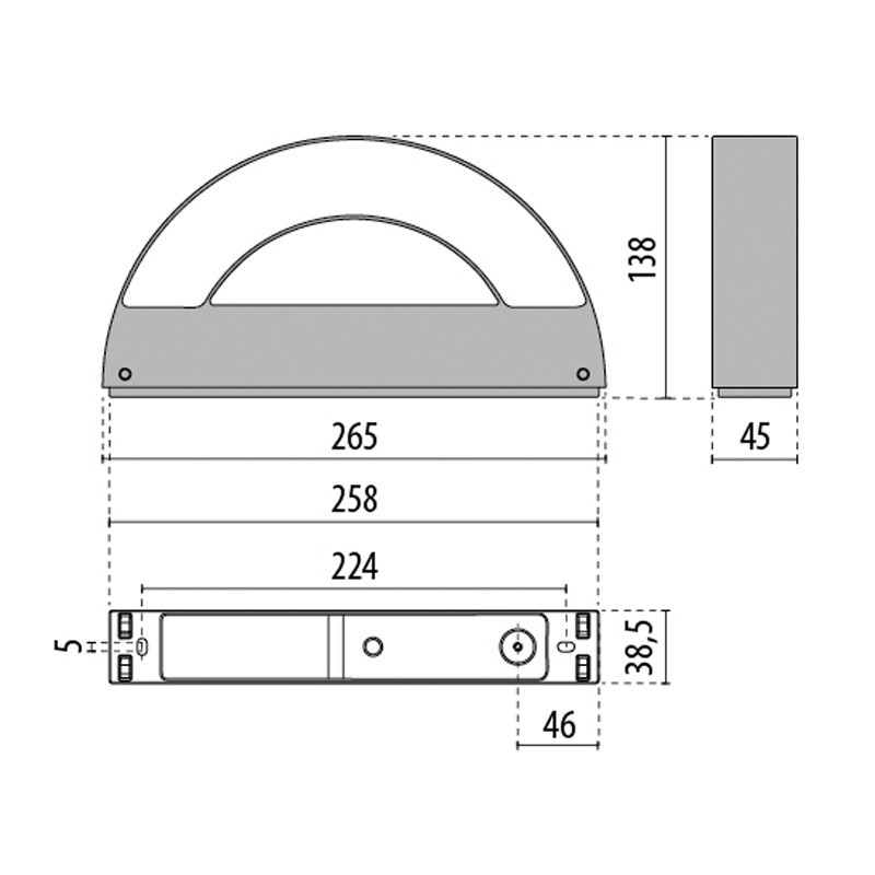 Mur de Led lumières Prisme 16W 3000K Blanc 3101605