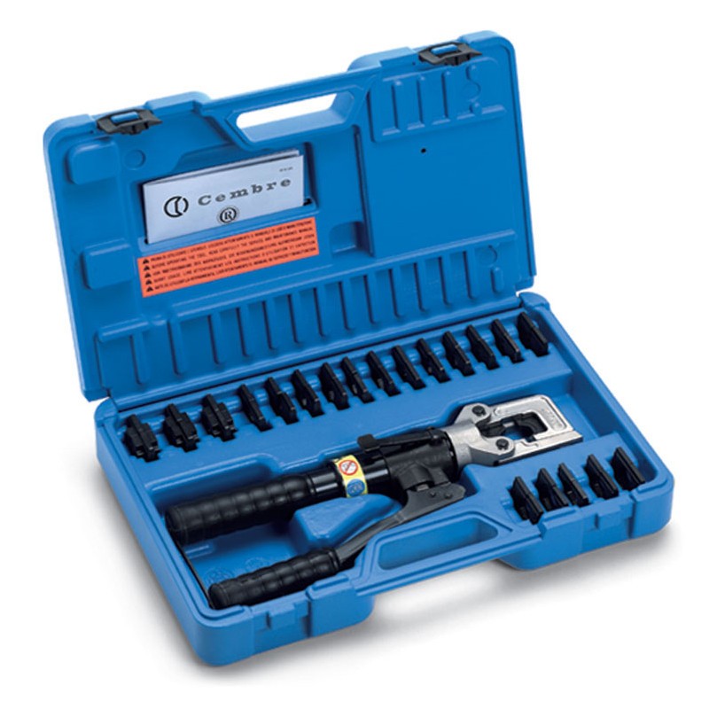 Kit Cembre Hydraulic cutting Tool and 8 pairs matrices 25/185mmq KIT-HT51-1