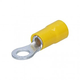 Capicorda ad occhiello preisolato Cembre 6mmq Diametro 6mm Giallo GF-M6