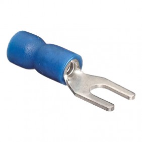 Capicorda preisolato Cembre a forcella 2,5mm Diametro 5mm Blu BF-U5