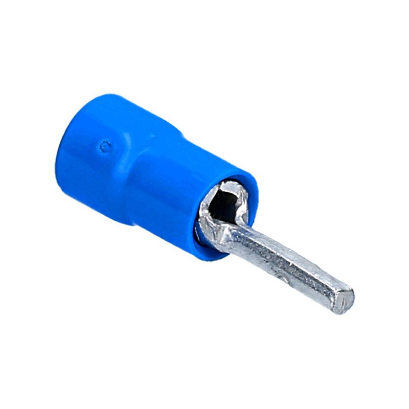 Capicorda preisolato Cembre con puntale 2,5mm Lunghezza 12mm Blu BF-P12