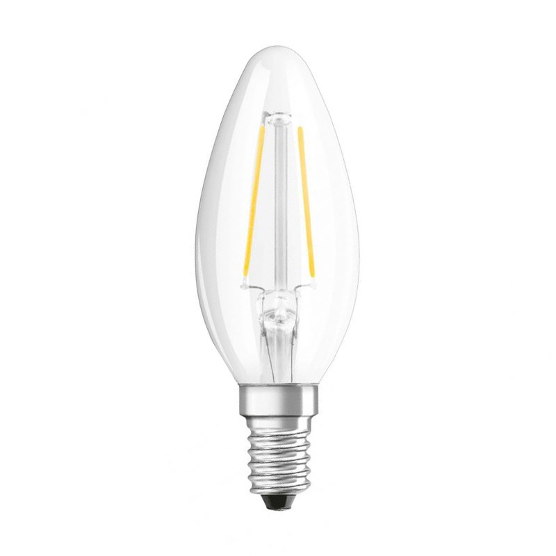 Osram 2.1W 2700K LED Glühbirne E14 PRCB25827CE1G6