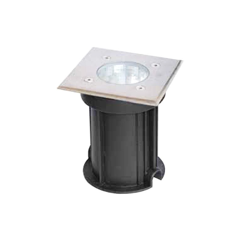 Faro einbauleuchte Poliplast quandrato Boden angriff GU10 Stahl 400878