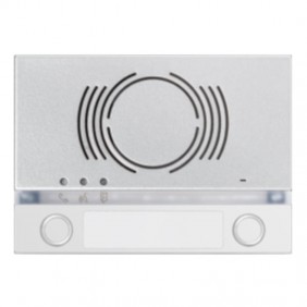 Lunette Urmet Alpha pour l'audio externe avec 2 touches de Blanc 1168/132W