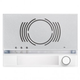 Lunette Urmet Alpha pour l'audio externe avec bouton Blanc 1168/131W