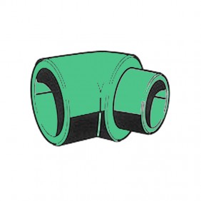 Gomito 45° Aquatherm M/F D 40" in PP-R impianti Termo/Idrosanitari 0012714