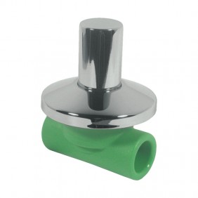 Rubinetto con cappuccio corto Aquatherm D 20 in PP-T e ottone 0040868