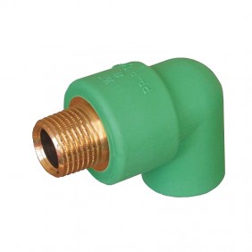 Gomito filettato M Aquatherm D 20 X 1/2" filettatura in ottone 0023506