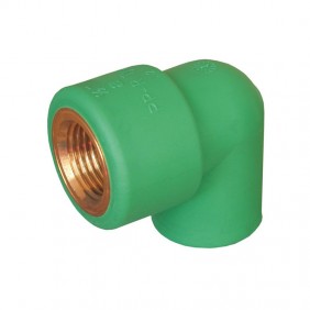 Codo rosca F Aquatherm D 32 X 1" rosca de latón 0023018