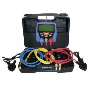 Kit manifold and vacuum gauge Tecnogas DIGIT-VACUUM Gas R32 11437