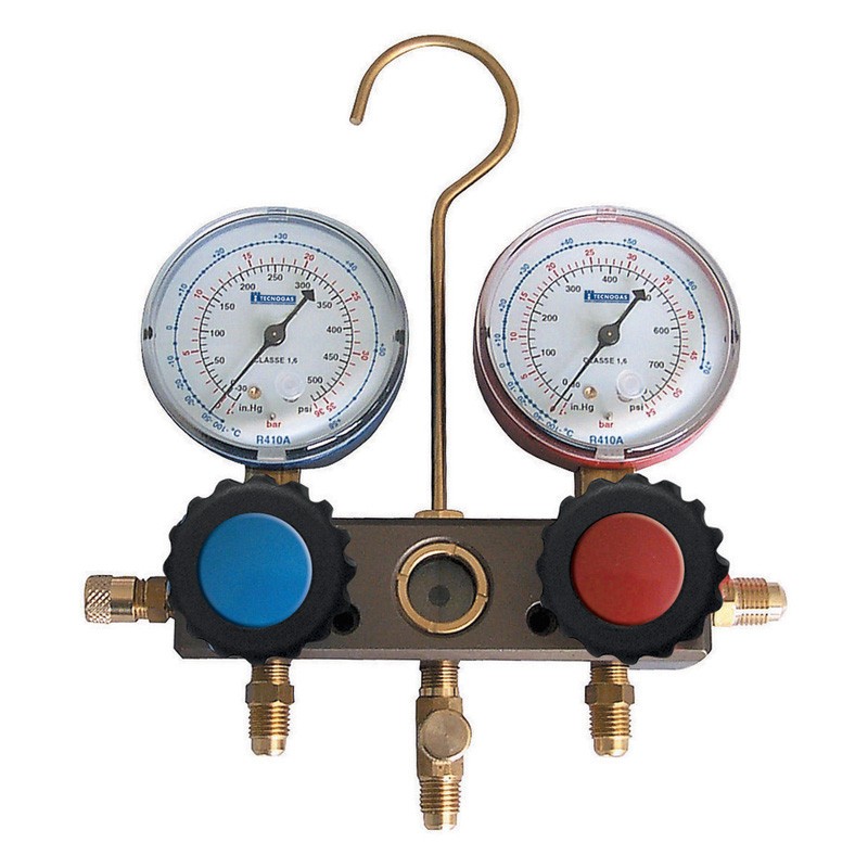 Manifold Tecnogas 4-way R410A/R32 11433