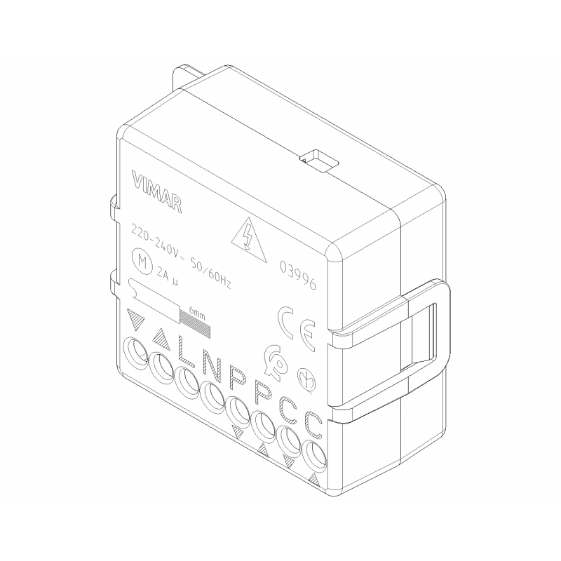 Vimar Module de relais pour volets roulants Quid 03996