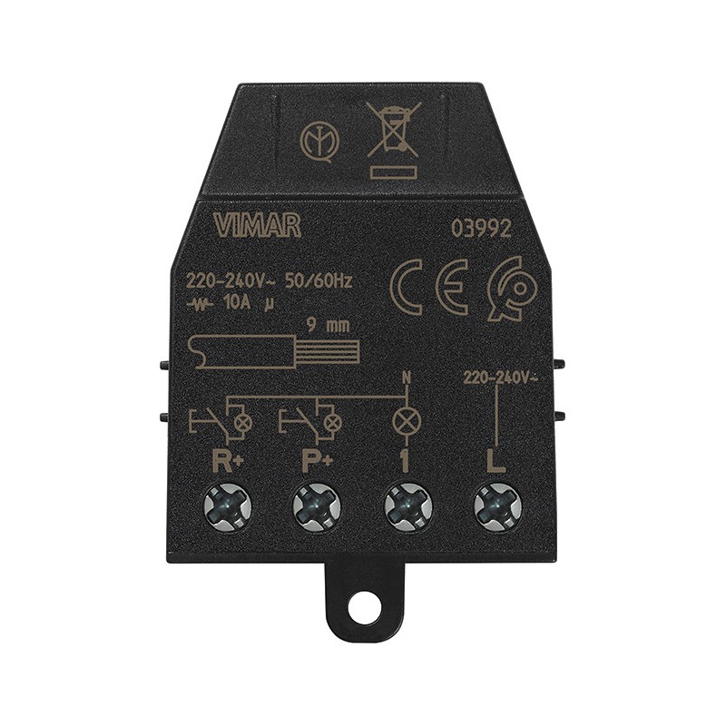Módulo de Relevo de Pulso Vimar con reset Quid 10A 03992