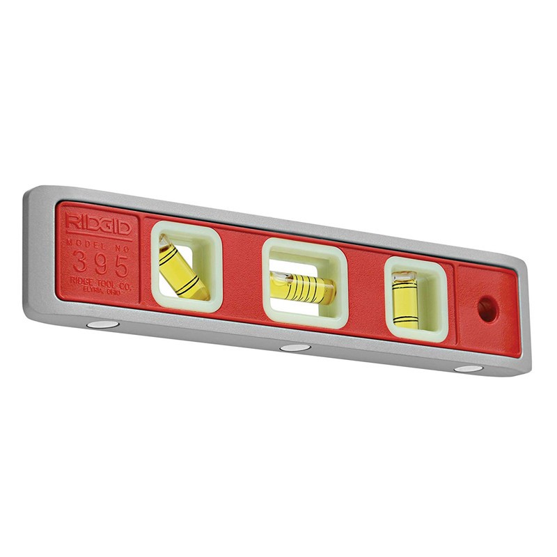 Wasserwaage Magnetisch Ridgid 395E Torpedo 3 luftblasen der luft 22398