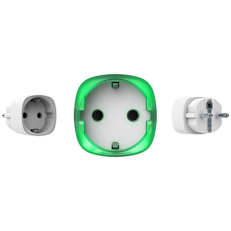 Presa Wireless intelligente AJAX 2,5KW Bianca AJ-SOCKET-W