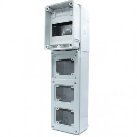 Centralita de obra Palazzoli con 3 tomas y 5...