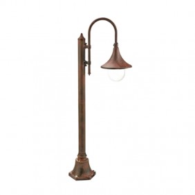 Zaunlatte Straßenbeleuchtung Sovil LAMPARA angriff E27 farbe Rost 938/11