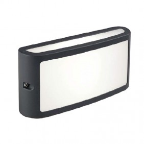 Apliques de exterior Sovil PANTALLA con LED de 10W 4000K Gris 99500/16