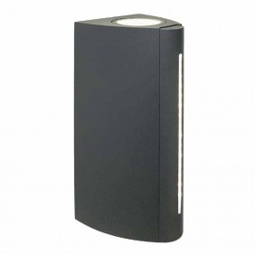 Apliques de exterior Sovil VISIÓN con LED de 8W+4W 4000K Gris 99123/16