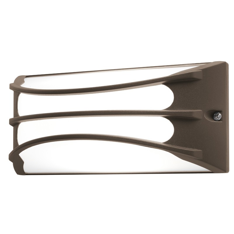 Applique d'extérieur Sovil soutien-gorge avec LED 10W 4000K Brun 99144/27