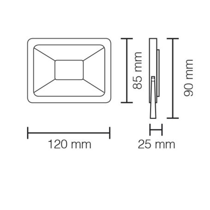 Projecteur Pierre led 10W lumière blanc 6500K IP65 7006/B C. B