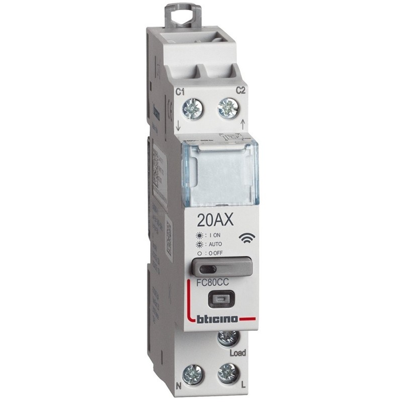 Bticino Din Contactor con Netatmo FC80CC