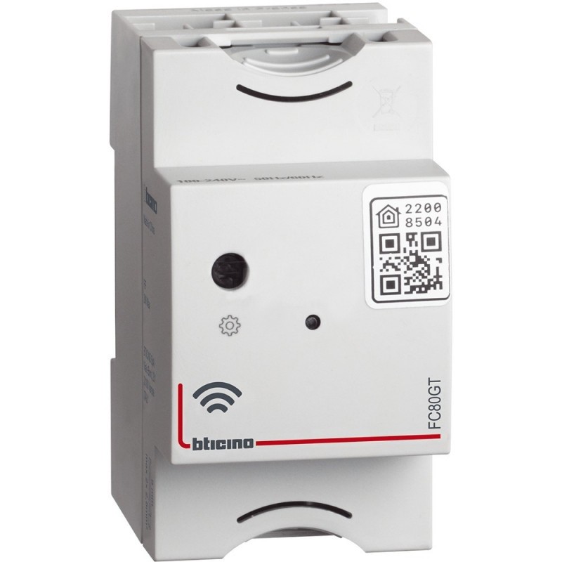 Gateway Din Connected Bticino with Netatmo 2,5 modules FC80GT