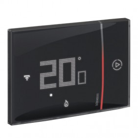 Termostato Connesso Bticino WIFI SMARTHER 2 ad incasso Nero 230V XG8002