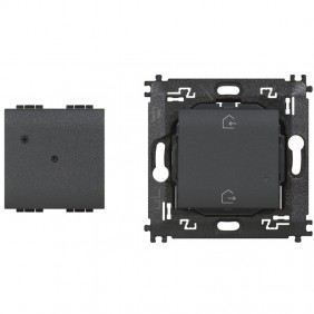 Módulo Gateway + ENTRAR y SALIR Bticino Living Luz Antracita L4500C
