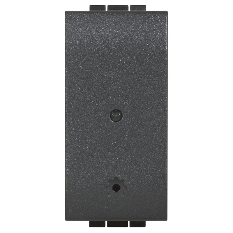 The module Socket is Connected Bticino Living Light Anthracite color L4531C