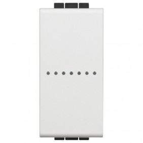 Der weiche Verbunden Bticino Living Light farbe, weiß N4003C