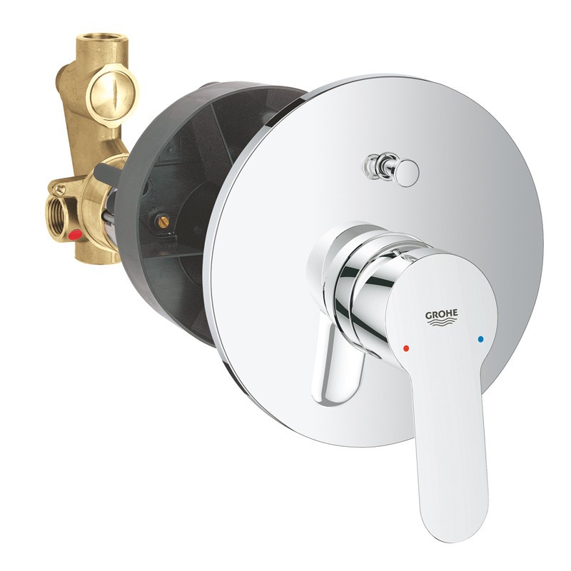 Robinet mélangeur pour Bain et Douche Grohe BAUEDGE encastré Chrome 29079000