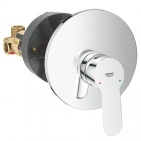 Mezclador de Ducha Grohe BAUEDGE empotrado Chrome 29078000