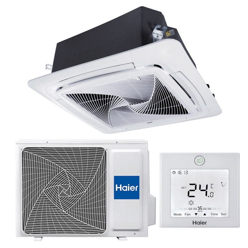 Aire acondicionado Cassette Haier Ronda de Flujo de 7,1 KW 24000BTU R32++ 2501456A2