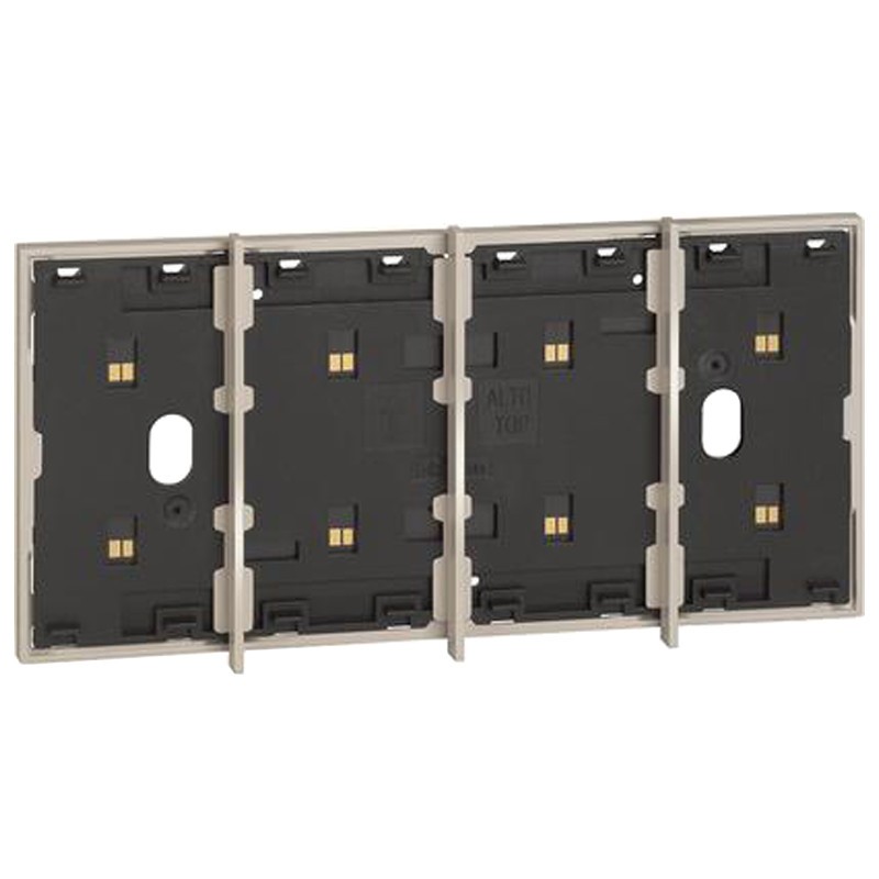 Frame Elettrificato Bticino Living Now 4 moduli Sabbia KM8104