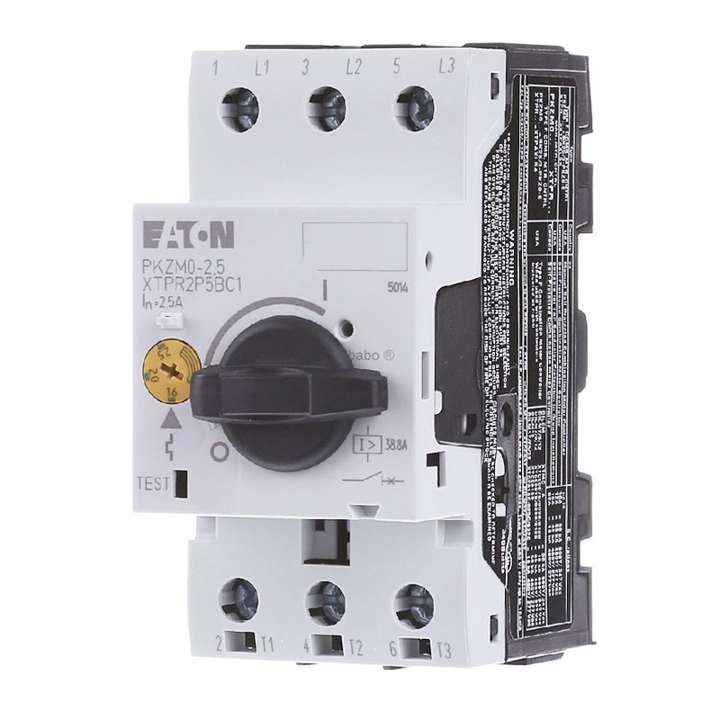 Motor protection Eaton PKZM0-2,5 1,6-2,5 3 Modules 3-Pole 072736