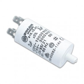 Condensador de Ducati 450V 2 UF con doble Faston Tang 416100164.CU