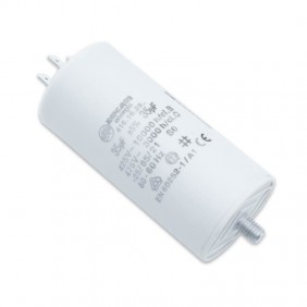 Capacitor Ducati 450V 35 UF with double Faston Tang 416102864.CU