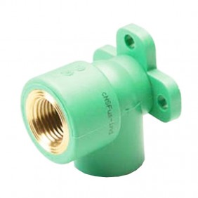 Elbow fitting Aquatherm Thread 25X3/4 with rear bracket 0020112