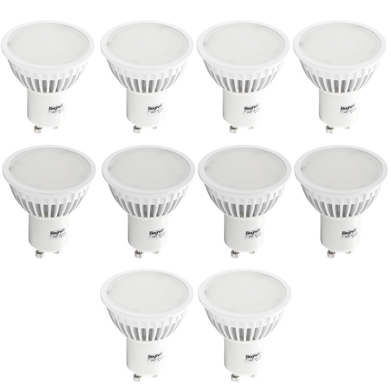 Kit Bulbs LED Beghelli 7W GU10 6500K 10 pieces 56859