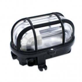 Plafoniera Tartaruga Master Max 60W con Gabbia Nero 01100