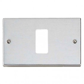 Plaque Master 1 trou en acier inoxydable pour...