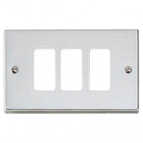 Placa maestra de 3 agujeros de acero inoxidable...