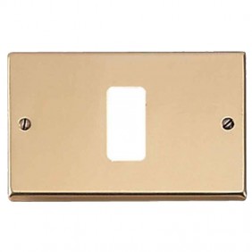 Placa maestra 1 agujero bronce para soportes...
