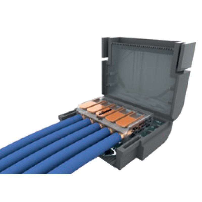 Etelec SHELL BOX FLAT 215 IPX8 Gel-Isolierung MJBF215 Etelec Kabelanschluss