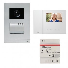 Kit Videocitofono Abb a colori con monitor e...