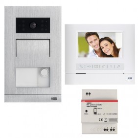 Kit de vidéophone couleur Abb avec moniteur...